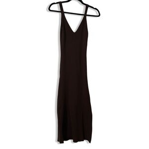 Whitefox On The Spot Midi Dress Chocolate Brown Dress Women’s Medium